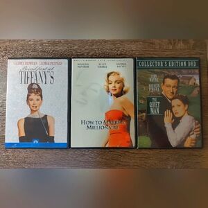 Classic Hollywood Starlet Film Collection, Set of 3 DVDs.